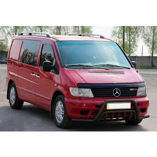 Bullbar cu tevi laterale WT002 Plus Negru (inox) foto 2