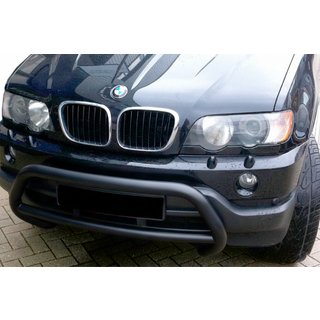 Bullbar WT015 Negru (Otel Inoxidabil)