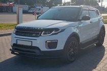 Range Rover Evoque 2012-2018 Protectie Fata ST014-1 Negru (Otel Inoxidabil) foto 2