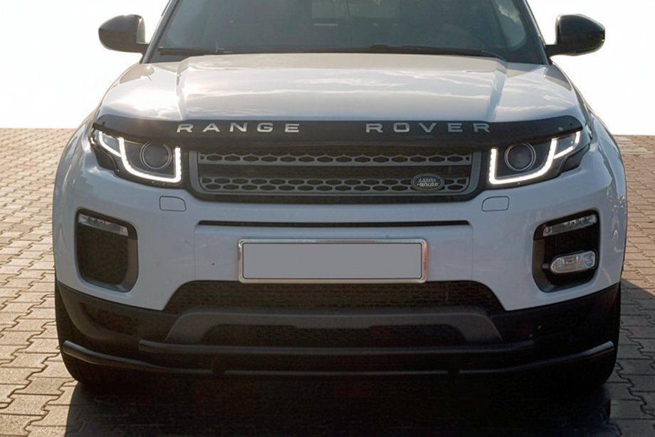 Range Rover Evoque 2012-2018 Protectie Fata ST014-1 Negru (Otel Inoxidabil) Image