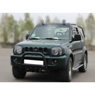 Bullbar F2-01 Negru (Otel Inoxidabil) foto 3