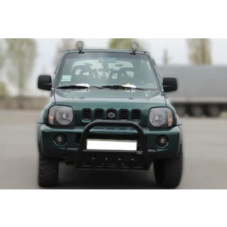 Bullbar F2-01 Negru (Otel Inoxidabil) foto 1