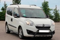 Opel Combo 2012-2018 Bull bar Black (otel inoxidabil) foto 2
