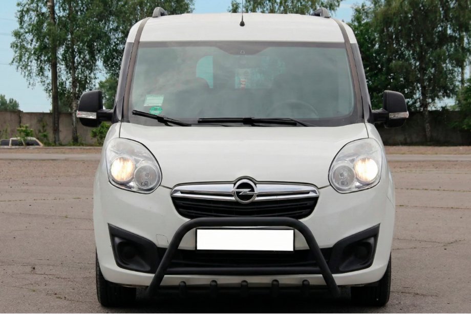 Opel Combo 2012-2018 Bull bar Black (otel inoxidabil) Image