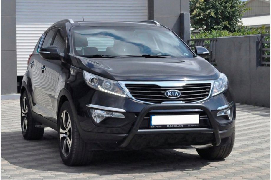 Kia Sportage 2010-2015 Bullbar WT006 Negru (Otel Inoxidabil) Image