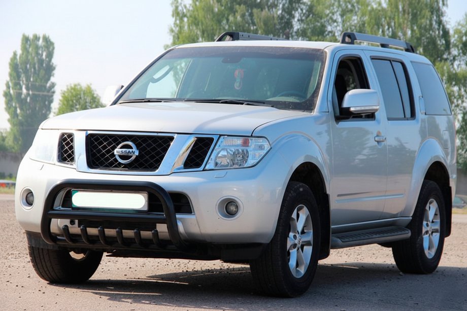Nissan Pathfinder R51 2005-2014 Bullbar WT008 Negru (Otel Inoxidabil) Image