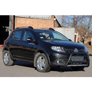 Bara Fata WT006 Negru (Otel Inoxidabil) Dacia Sandero 2013-2020 foto 4