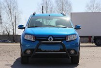 Renault Sandero 2013-2022 Bara Fata WT006 Negru (Otel Inoxidabil) foto 1