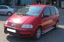 Volkswagen Sharan 1995-2010 Bullbar WT005 Negru (Otel Inoxidabil) foto 2