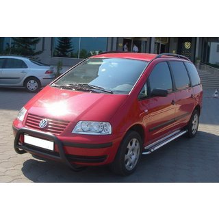 Bullbar WT005 Negru (Otel Inoxidabil) Volkswagen Sharan 1995-2010 foto 2