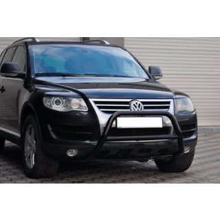 Bullbar WT005 Colt Negru (Otel Inoxidabil) Volkswagen Touareg 2002–2010 foto 2