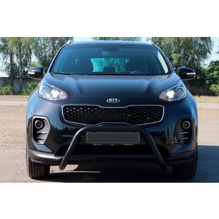 Bullbar WT006 Negru (Otel Inoxidabil) Kia Sportage 2015-2021 foto 4