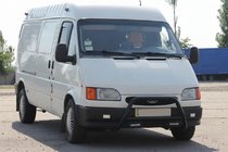 Ford Transit 1991-2000 Bullbar WT006 Negru (Otel Inoxidabil) foto 1