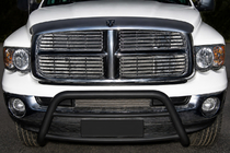 Dodge RAM (DR/DH/D1/DC/DM) 2002–2009 Bara Fata WT005 Negru (Otel Inoxidabil) foto 1