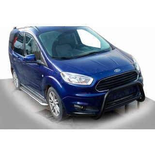 Protectie Fata WT005 Negru (Otel Inoxidabil) Ford Courier 2014-2023