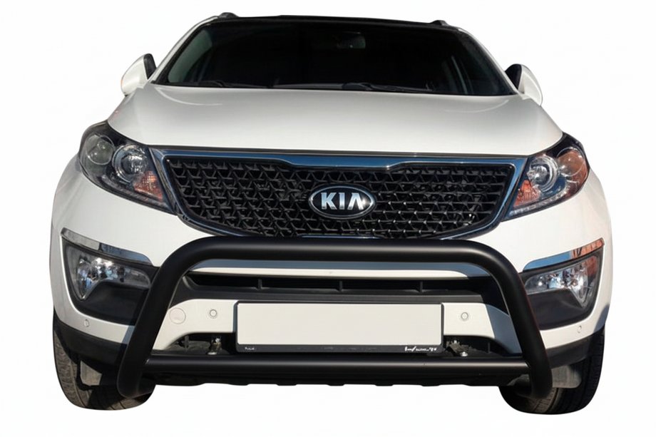 Kia Sorento II XM 2009-2014 Bullbar WT005 Negru (Otel Inoxidabil) Image