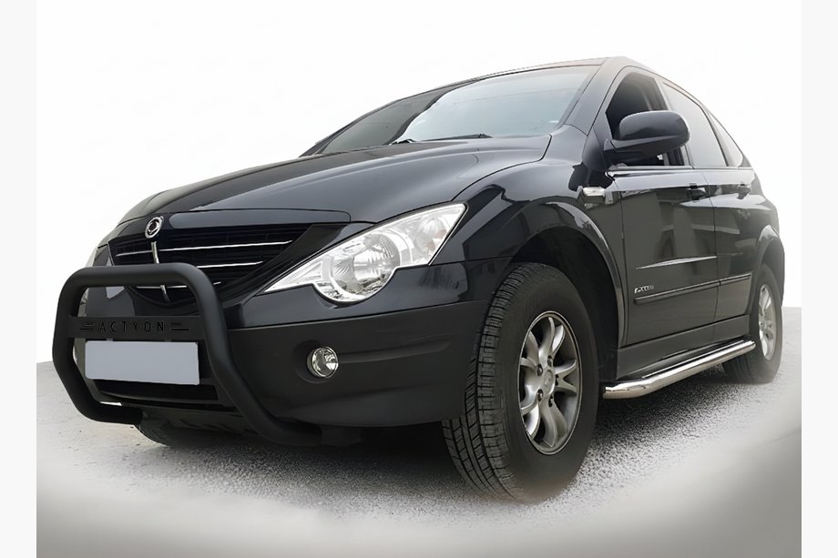 SsangYong Action 2005-2018 Bullbar WT005 Negru (Otel Inoxidabil) Image