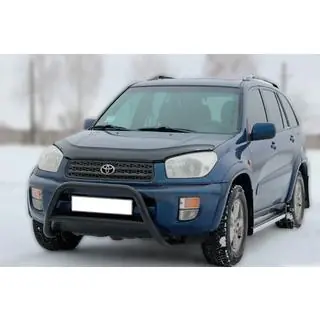 Bullbar WT005 Negru (Otel Inoxidabil) Toyota Rav 4 2001-2005 foto 3