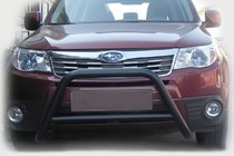 Subaru Forester 2008-2013 Bullbar WT005 Negru (Otel Inoxidabil) foto 1
