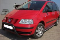 Ford Galaxy 1995-2006 Bullbar WT005 Negru (Otel Inoxidabil) foto 3
