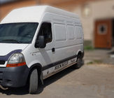 Renault Master 1998-2010 Tevi Laterale (2 buc, Otel Inoxidabil) Ampatament Lung foto 2