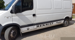 Renault Master 1998-2010 Tevi Laterale (2 buc, Otel Inoxidabil) Ampatament Lung foto 1