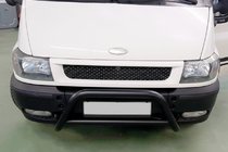 Ford Transit 2000–2014 Bullbar WT006 Negru (Otel Inoxidabil) foto 1