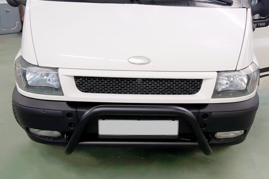 Ford Transit 2000–2014 Bullbar WT006 Negru (Otel Inoxidabil) Image