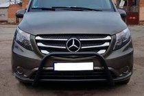 Mercedes Vito/V-class W447 2014- Bullbar WT006 Negru (Otel Inoxidabil) foto 3