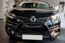 Renault Kadjar 2015-2022 Bull bar Black (otel inoxidabil) foto 2
