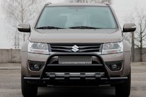 Suzuki Grand Vitara 2005-2017 Bullbar ST-WT-15 Negru (Otel Inoxidabil) foto 2