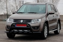 Suzuki Grand Vitara 2005-2017 Bullbar ST-WT-15 Negru (Otel Inoxidabil) foto 3