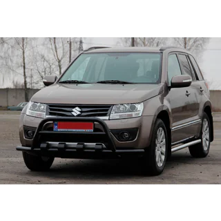 Bullbar ST-WT-15 Negru (Otel Inoxidabil) foto 3