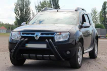 Renault Duster 2008–2017 Bull bar Kelebek WT01 Black (inox) foto 2