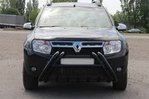 Renault Duster 2008–2017 Bull bar Kelebek WT01 Black (inox) foto 3