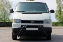 Volkswagen T4 Caravelle/Multivan 1990–2003 Bull bar Kelebek WT011 Black (inox) foto 1