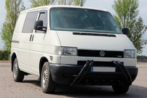 Volkswagen T4 Caravelle/Multivan 1990–2003 Bull bar Kelebek WT011 Black (inox) foto 2