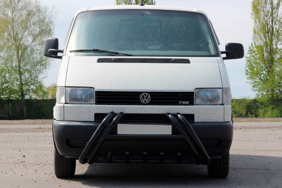 Volkswagen T4 Caravelle/Multivan 1990–2003 Bull bar Kelebek WT011 Black (inox) Image