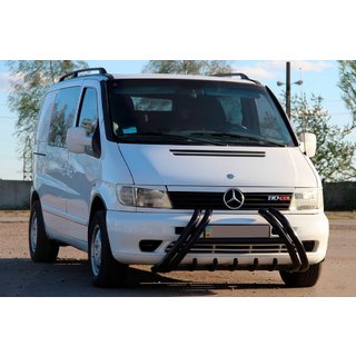 Bull bar Kelebek WT011 Black (otel inoxidabil) Mercedes Vito W638 1996-2003 foto 1