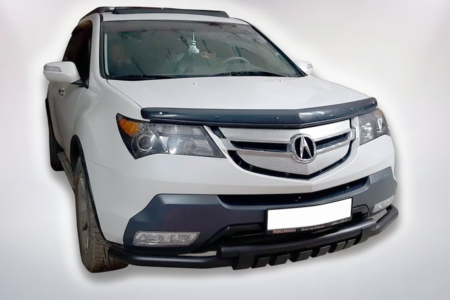 Acura MDX 2007-2013 Protectie Fata B1-47 Negru (Otel Inoxidabil) Image