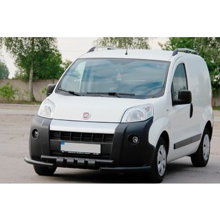 Protectie Fata Shark Black (Otel Inoxidabil) Fiat Fiorino/Qubo 2008-2024 foto 1