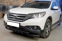 Honda CRV 2012-2016 Protectie Fata Shark Black (Otel Inoxidabil) foto 1