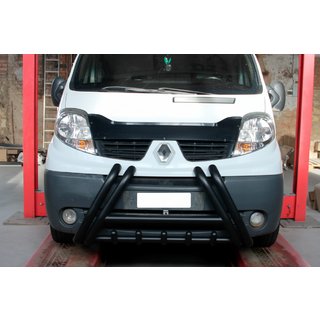 Bullbar F1-01 Negru (Otel Inoxidabil) Nissan Primastar 2002-2014 foto 1