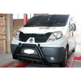 Bullbar F1-01 Negru (Otel Inoxidabil) Nissan Primastar 2002-2014 foto 3