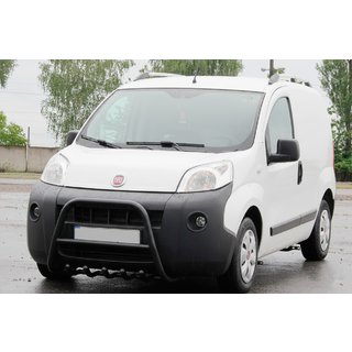 Bullbar WT006 Negru (Otel Inoxidabil) Fiat Fiorino/Qubo 2008-2024 foto 3