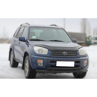Protectie Fata ST014-1 Negru (Otel Inoxidabil) Toyota Rav 4 2001-2005 foto 2