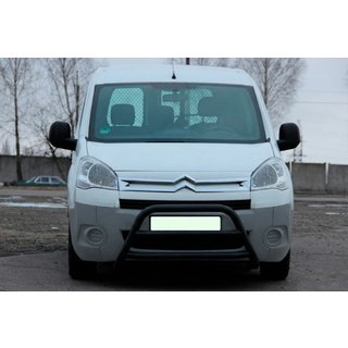 Bullbar WT022 Negru (Otel Inoxidabil) Citroen Berlingo 2008-2018 foto 3