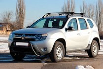 Dacia Duster 2008-2018 Bullbar WT022 Negru (Otel Inoxidabil) foto 1