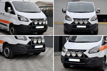 Ford Custom 2013-2022 Bullbar WT022 Negru (Otel Inoxidabil) foto 4