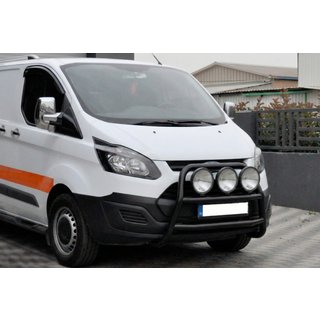Bullbar WT022 Negru (Otel Inoxidabil) Ford Custom 2013-2022 foto 1